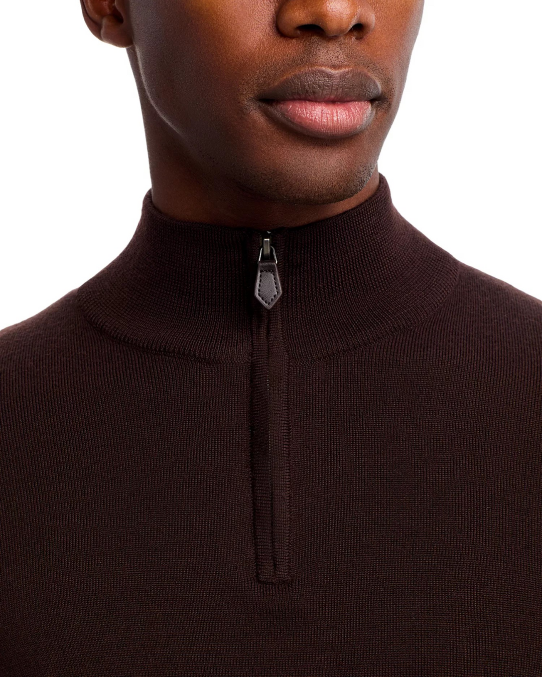 The Men's Store at Bloomingdale's Quarter-Zip Merino Wool Sweater MSRP $228