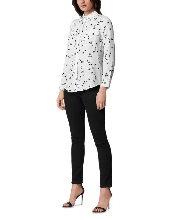 Equipment slim signature silk shirt MSRP $295