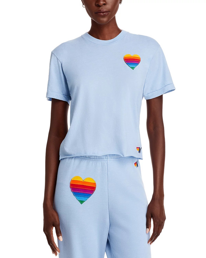 Aviator Nation Rainbow Patch Tee MSRP $95