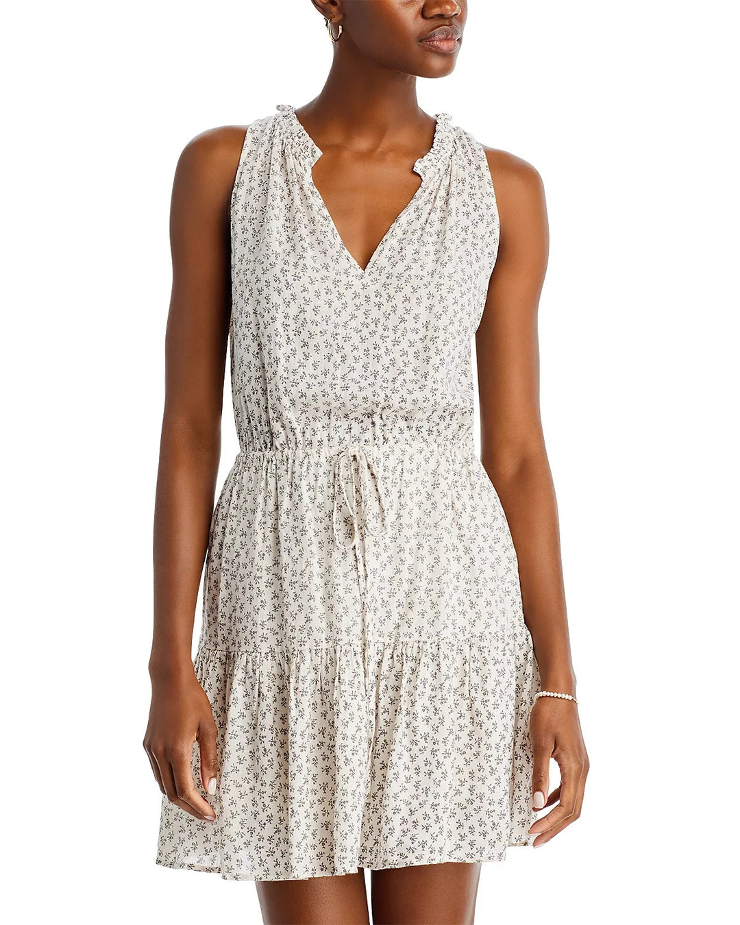 Rails Albany Printed Drawstring Waist Dress MSRP $198