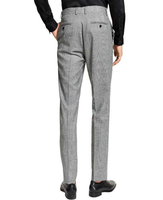 Bar III Slim-Fit Plaid Suit Pants MSRP $175