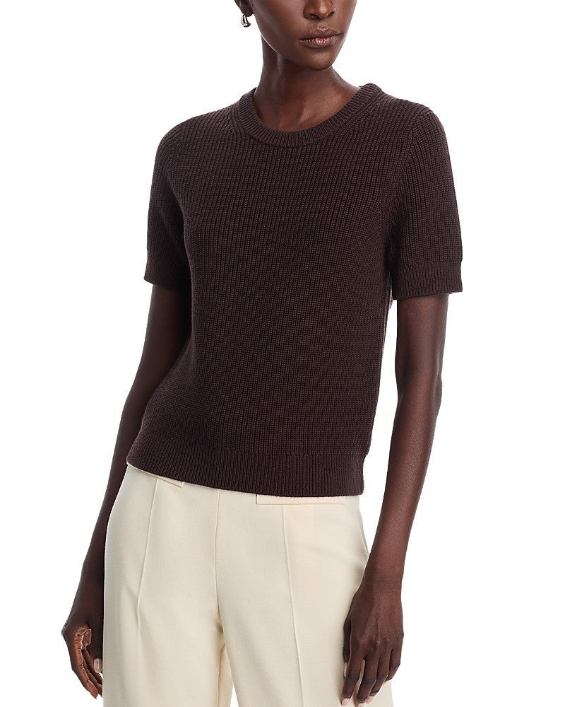 Michael Kors Short Sleeve Shaker Sweater MSRP $195