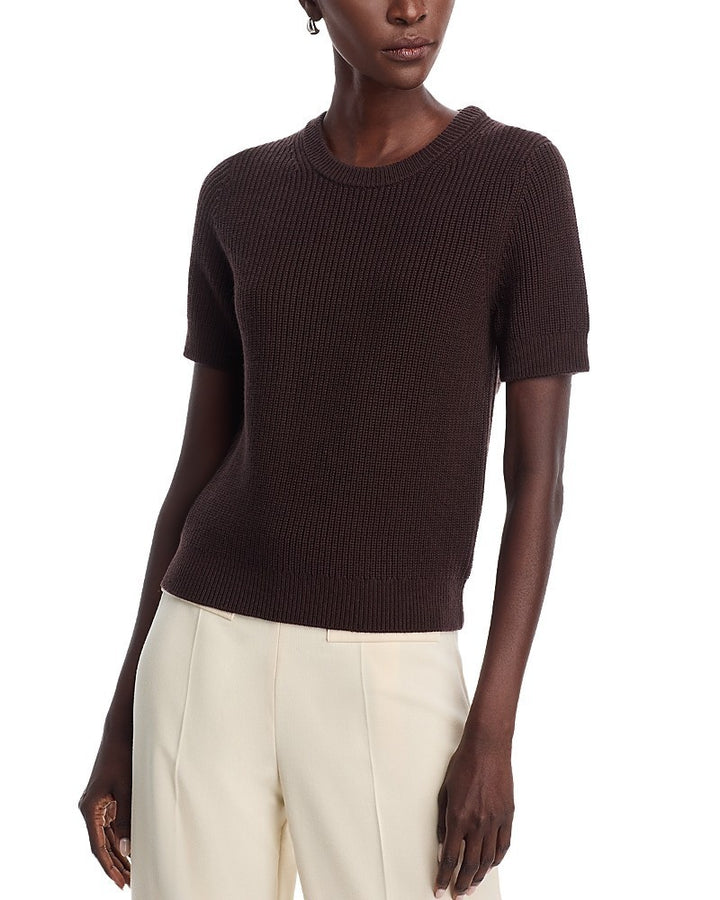 Michael Kors Short Sleeve Shaker Sweater MSRP $195