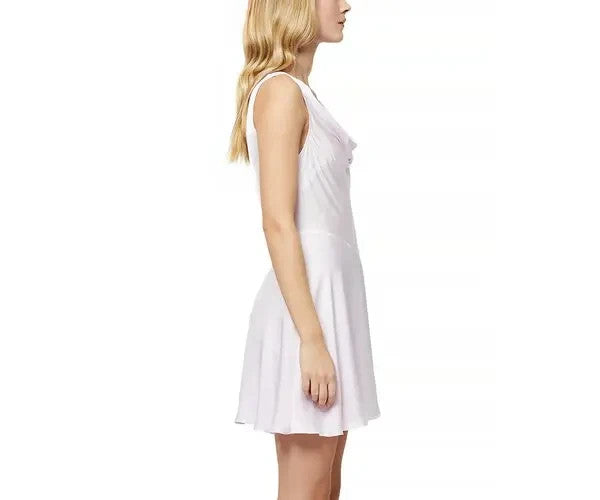 French Connection Women's Oona Satin Assymetrical Dress MSRP $138