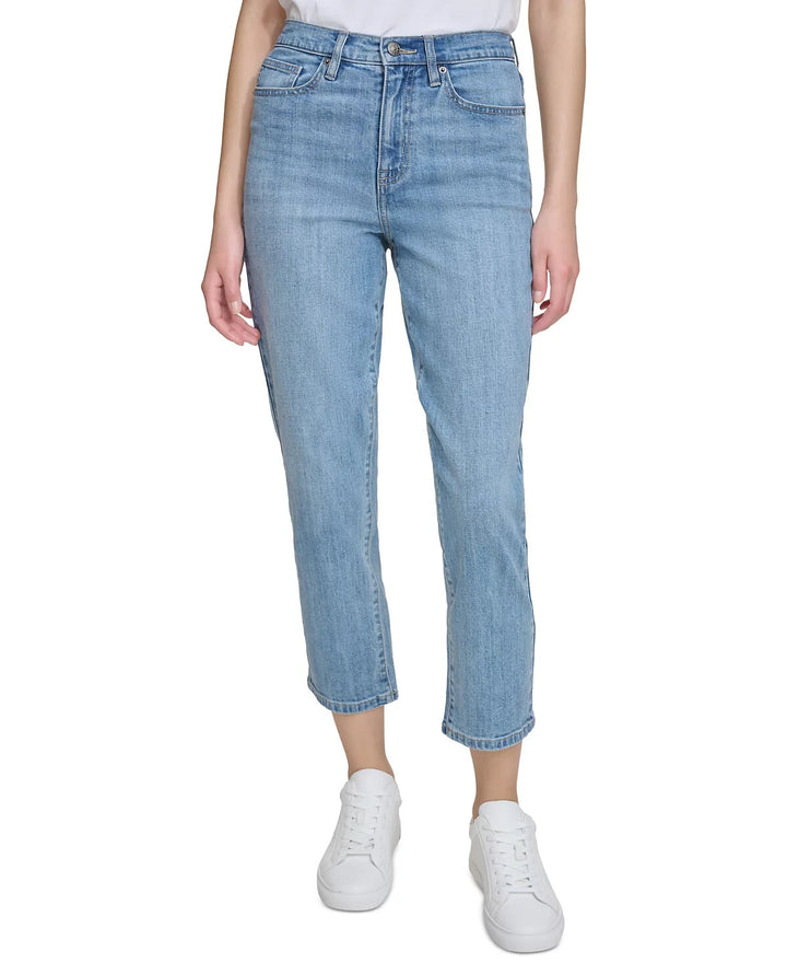 DKNY Jeans High-Rise Slim Straight Jeans