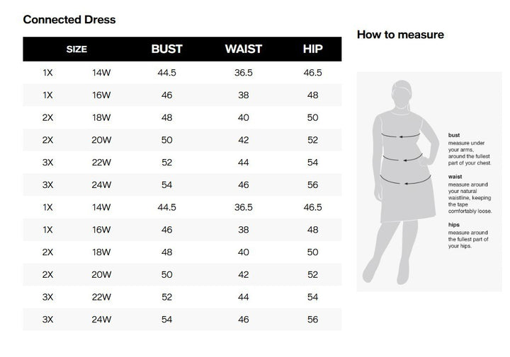 Connected Plus Size Sleeveless Chiffon Midi Dress MSRP $99