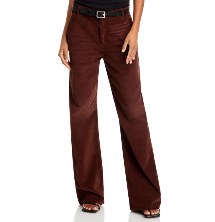 RE/DONE Corduroy High Rise Trousers MSRP $325