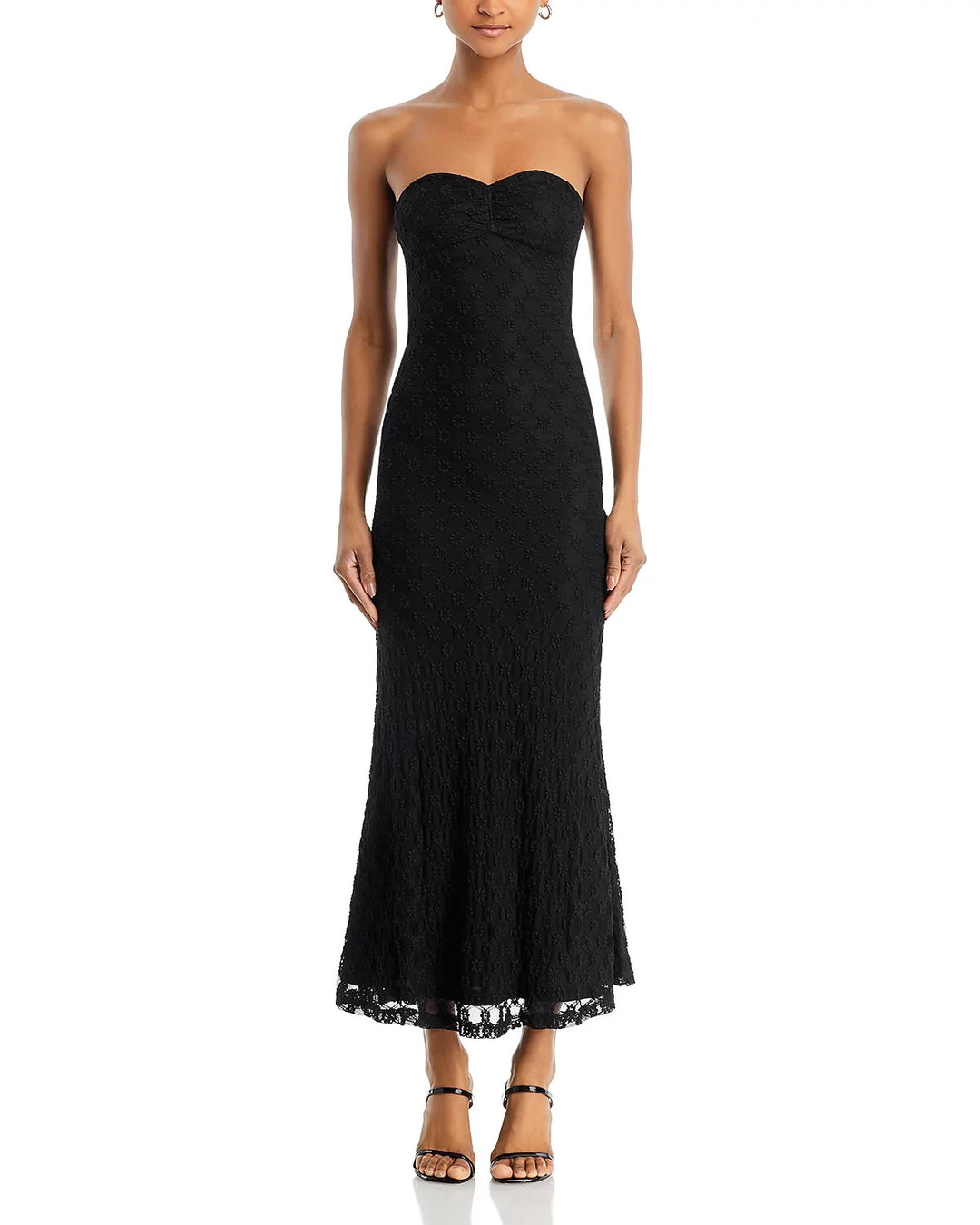 Bardot Adoni Strapless Midi Dress MSRP $119