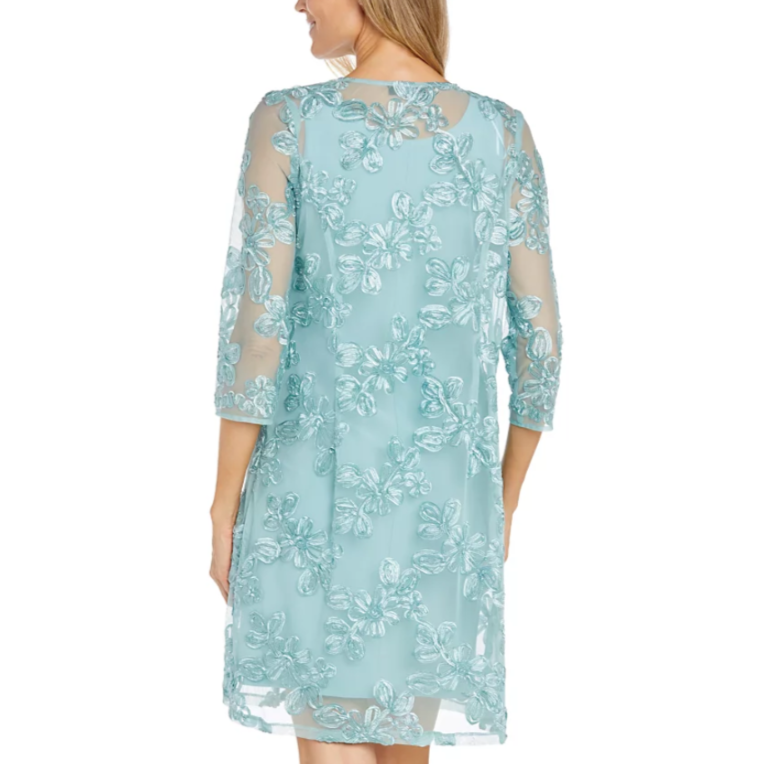 R & M Richards Petite Embroidered Jacket # 1A 2036 NEW