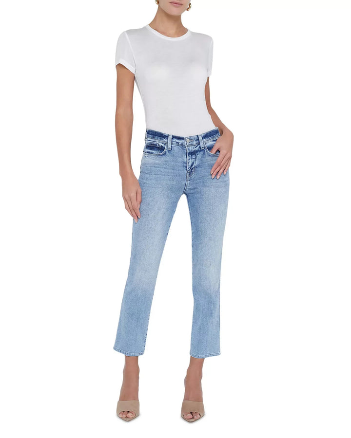 L'AGENCE Alexia High Rise Crop Cigarette Jeans MSRP $275