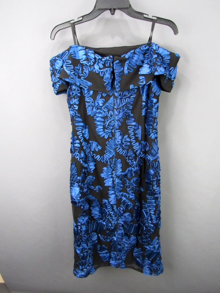 Adrianna Papell Women's Soutache Off-The-Shoulder Sheath Dress MSRP $189.00