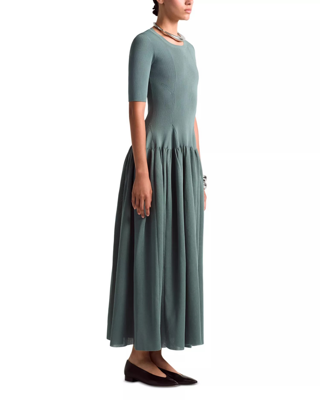 Altuzarra Maisie Pleated Maxi Dress MSRP $1495