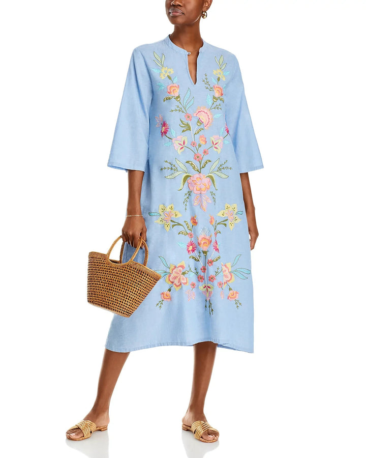 Johnny Was Camellia Cotton Dress MSRP $295