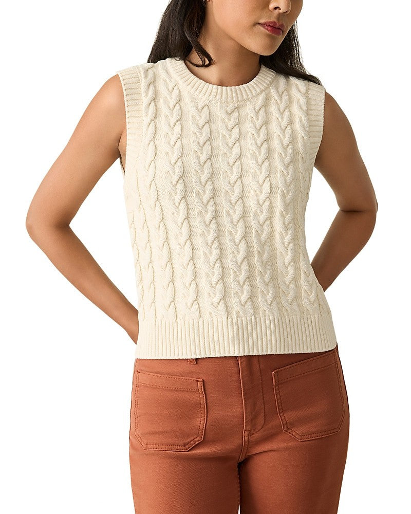 Faherty Sunwashed Sweater Vest MSRP $138