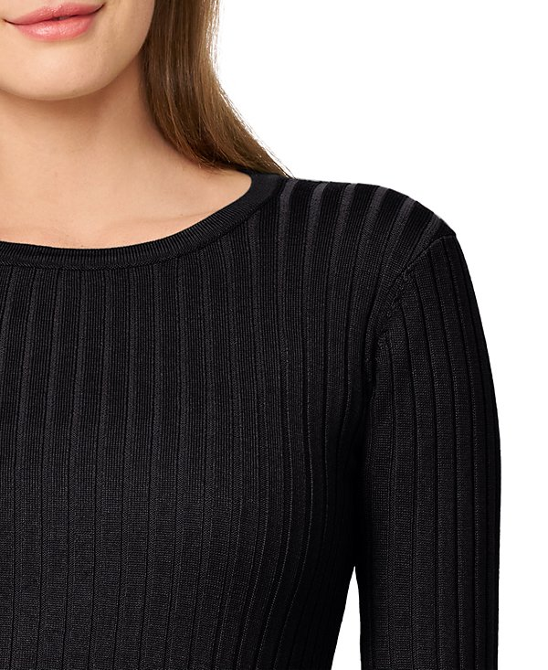 Melissa Paige Women's Ribbed Scoop-Neck Sweater MSRP $46.50