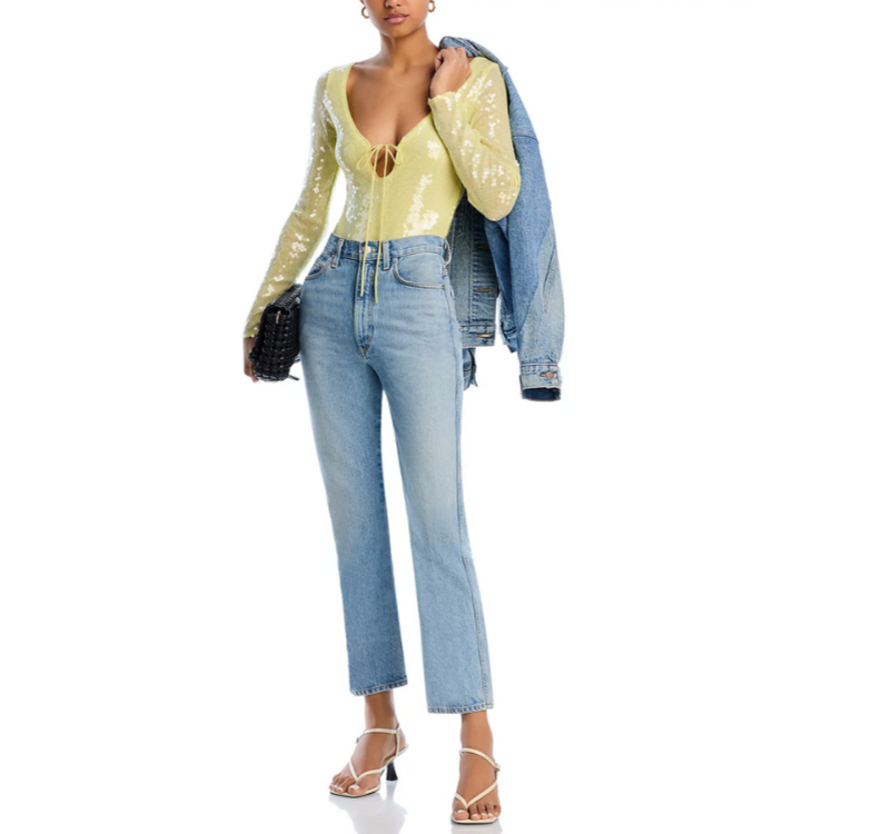 Bardot Verona Sequined Bodysuit MSRP $119