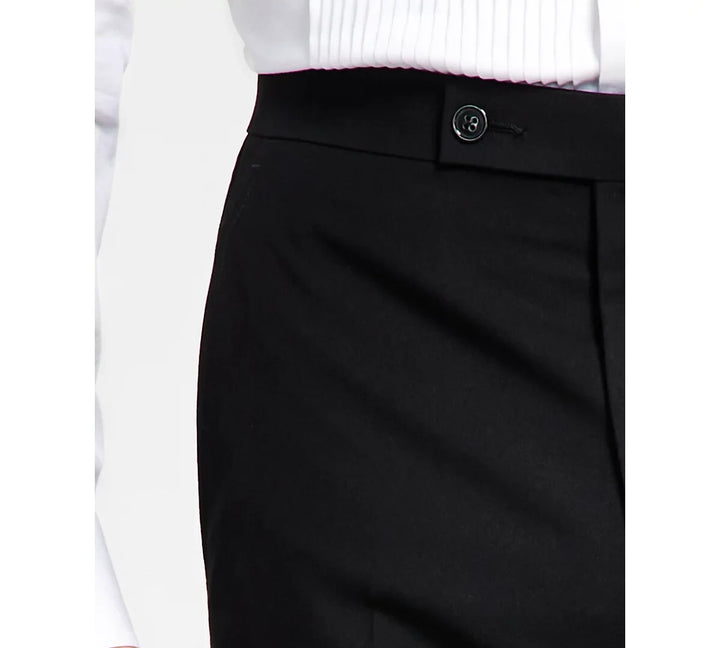 Alfani Men's Classic-Fit Stretch Black Tuxedo Pants MSRP $135