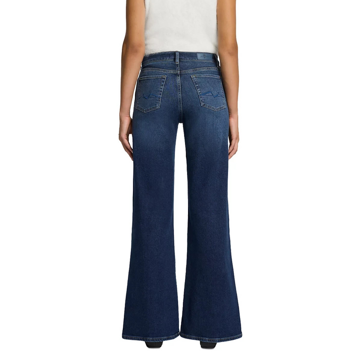 7 For All Mankind Lotta High Rise Wide Leg Jeans MSRP $228