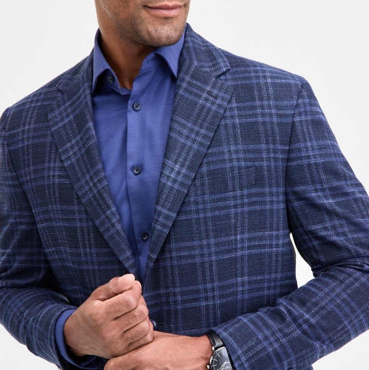 Michael Kors Men's Classic-Fit Stretch Sport Coat MSRP $295  Size 42S; 46S