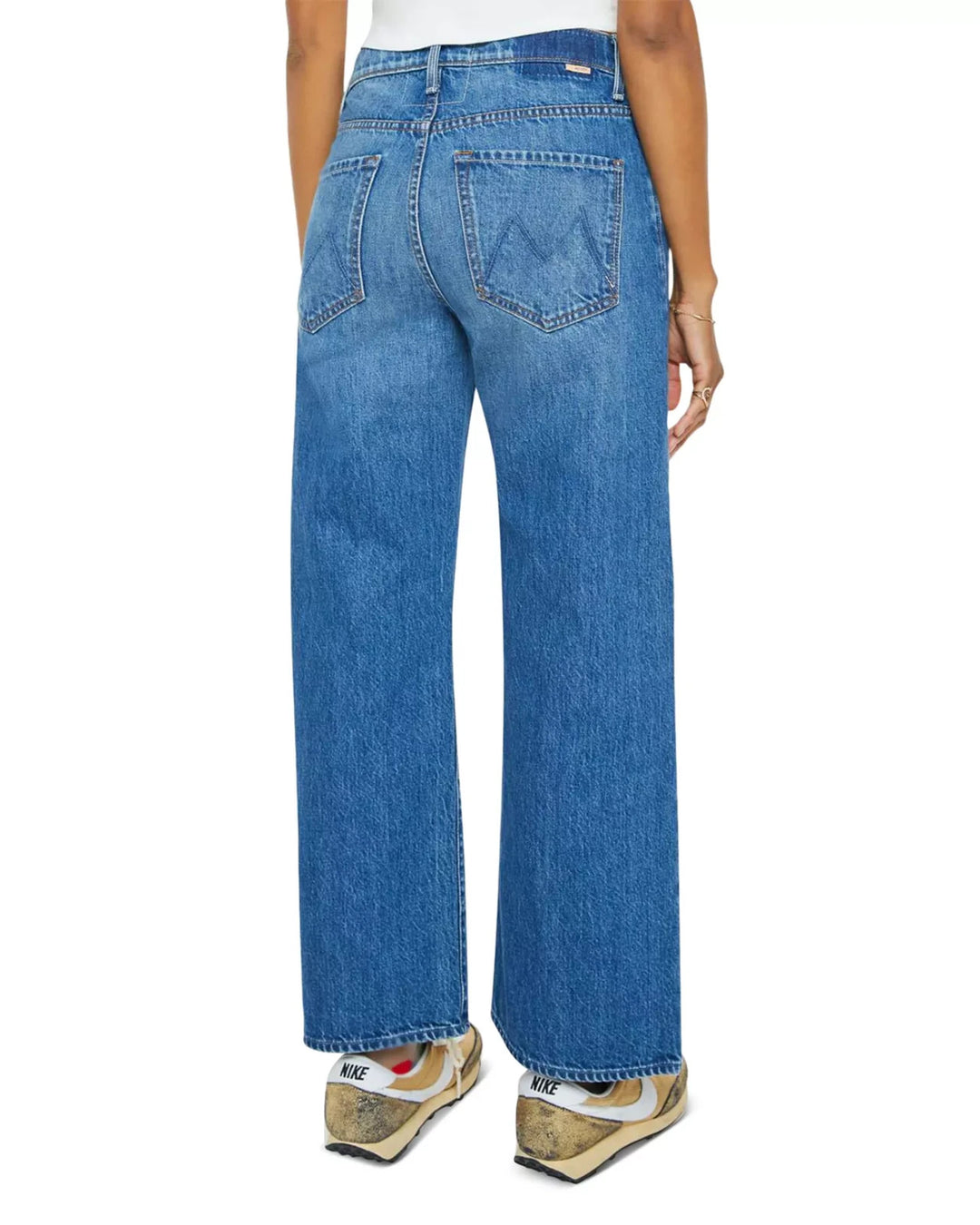 MOTHER The Dodger High Rise Ankle Wide Leg Jeans MSRP $278