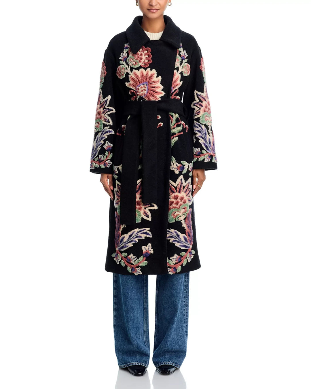 FARM Rio Marvelous Garden Fleece Coat MSRP $398