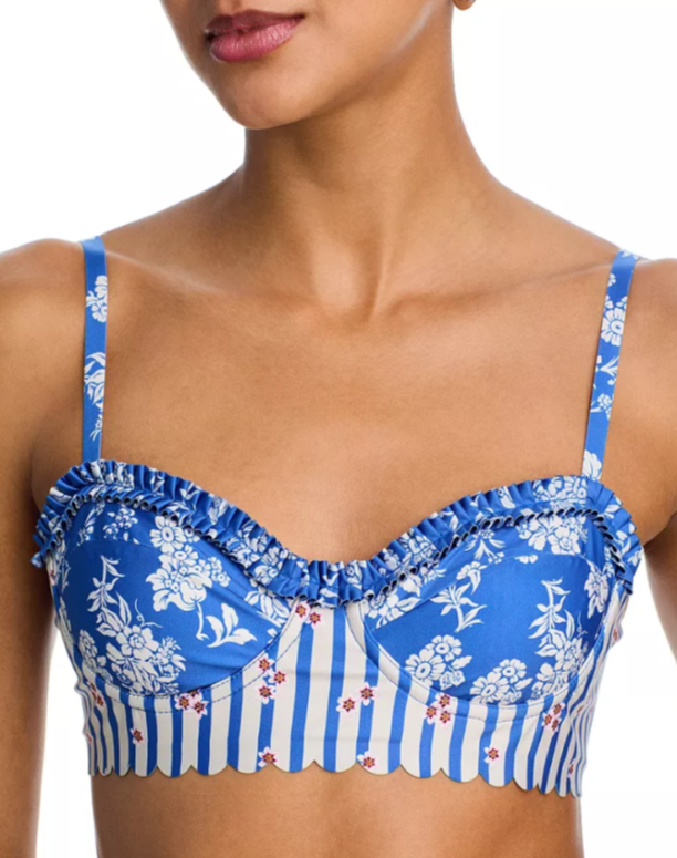 Agua Bendita Inca Palacio Underwire Bikini Top MSRP $145