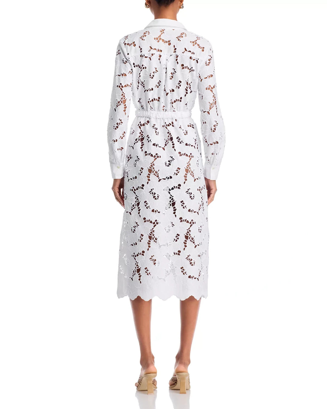 L'AGENCE Emilio Midi Shirt Dress MSRP $575