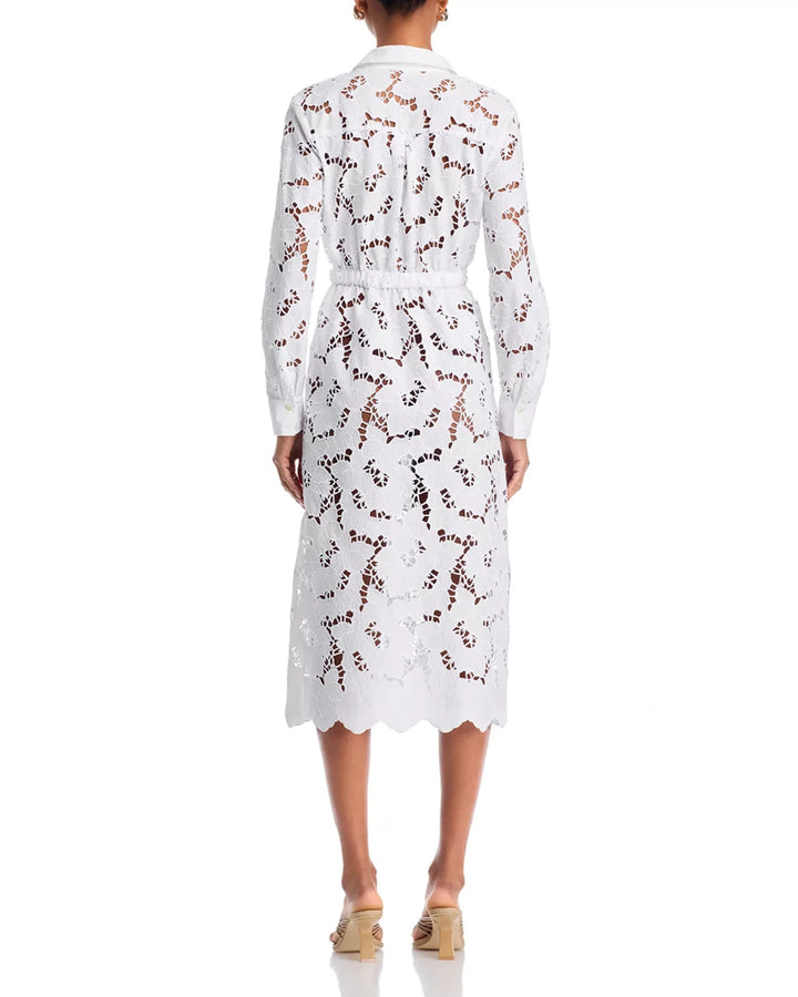 L'AGENCE Emilio Midi Shirt Dress MSRP $575