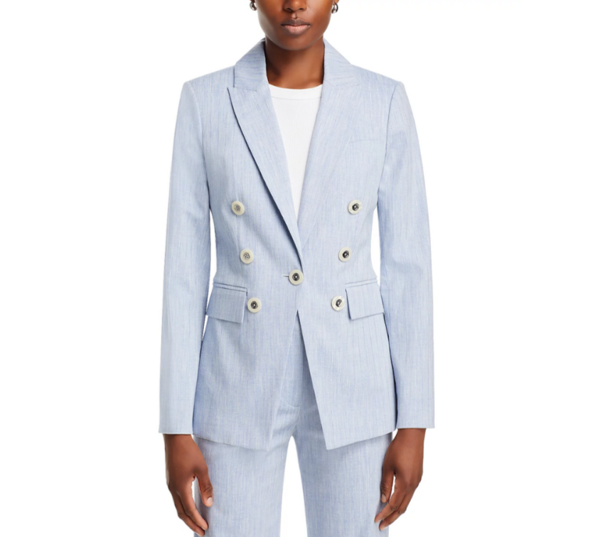 Veronica Beard Gaya Dickey Double Breasted Jacket MSRP $698