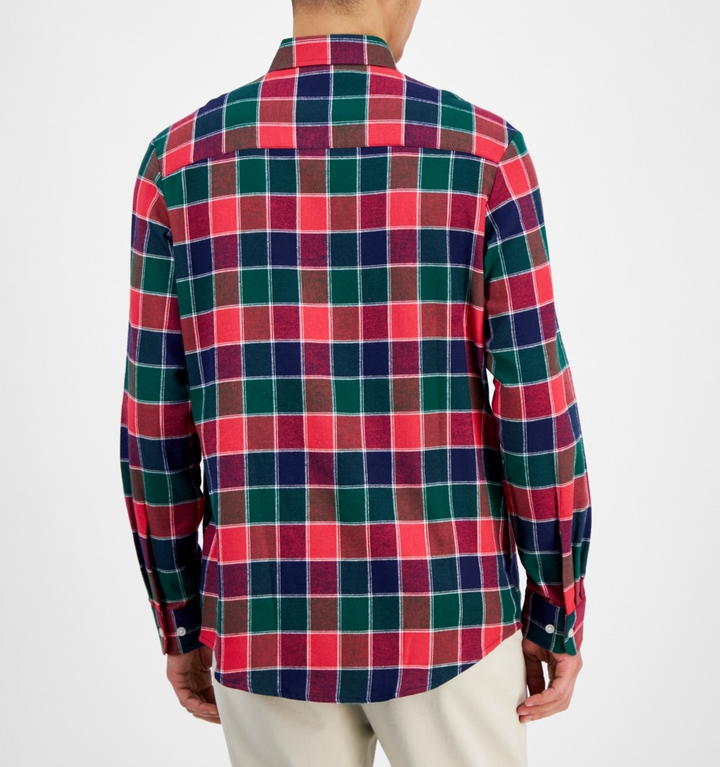 Club Room Men's Regular-Fit Plaid Flannel Shirt MSRP $39.50
