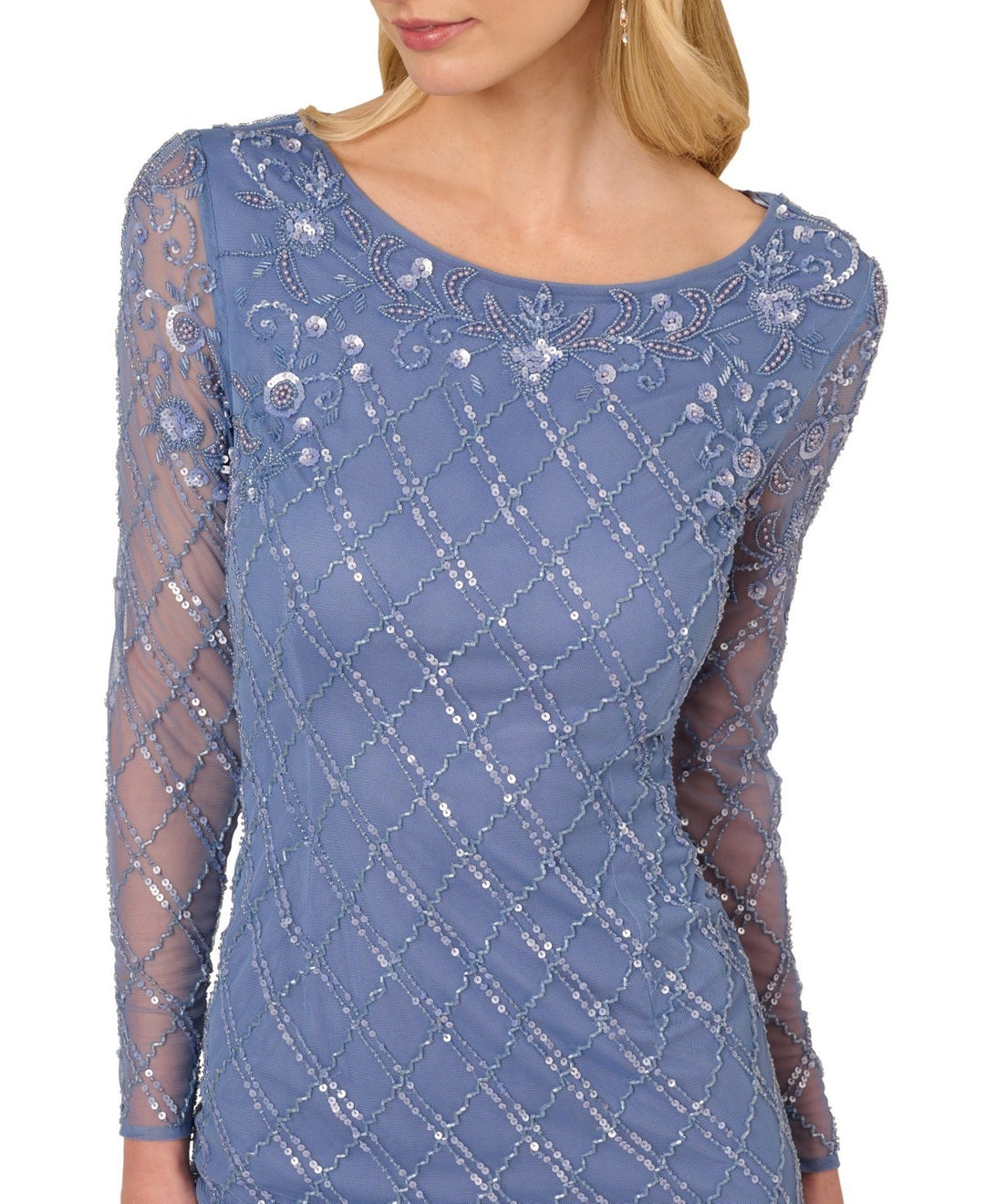 Adrianna Papell Embellished Sheath Dress MSRP $229
