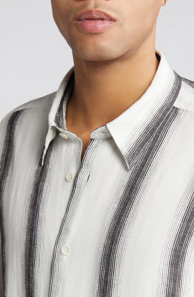 NN07 Men’s Quinsy Linen Button-Up Shirt MSRP $285