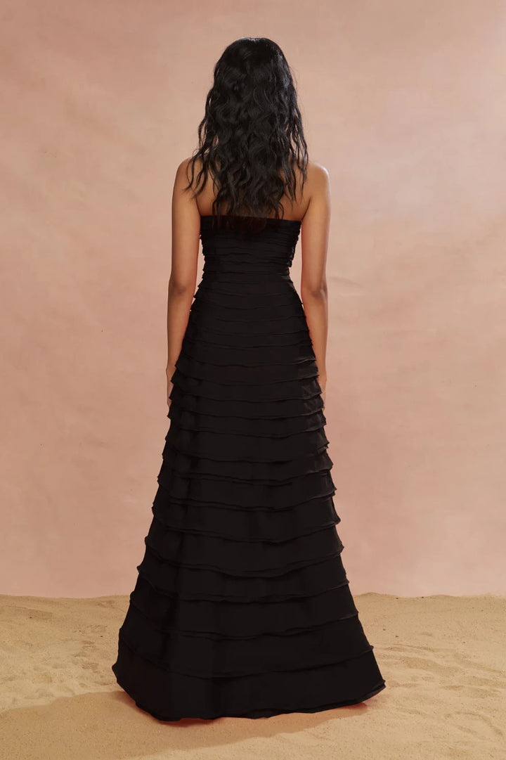 Amur Pepper Tiered Gown MSRP $648
