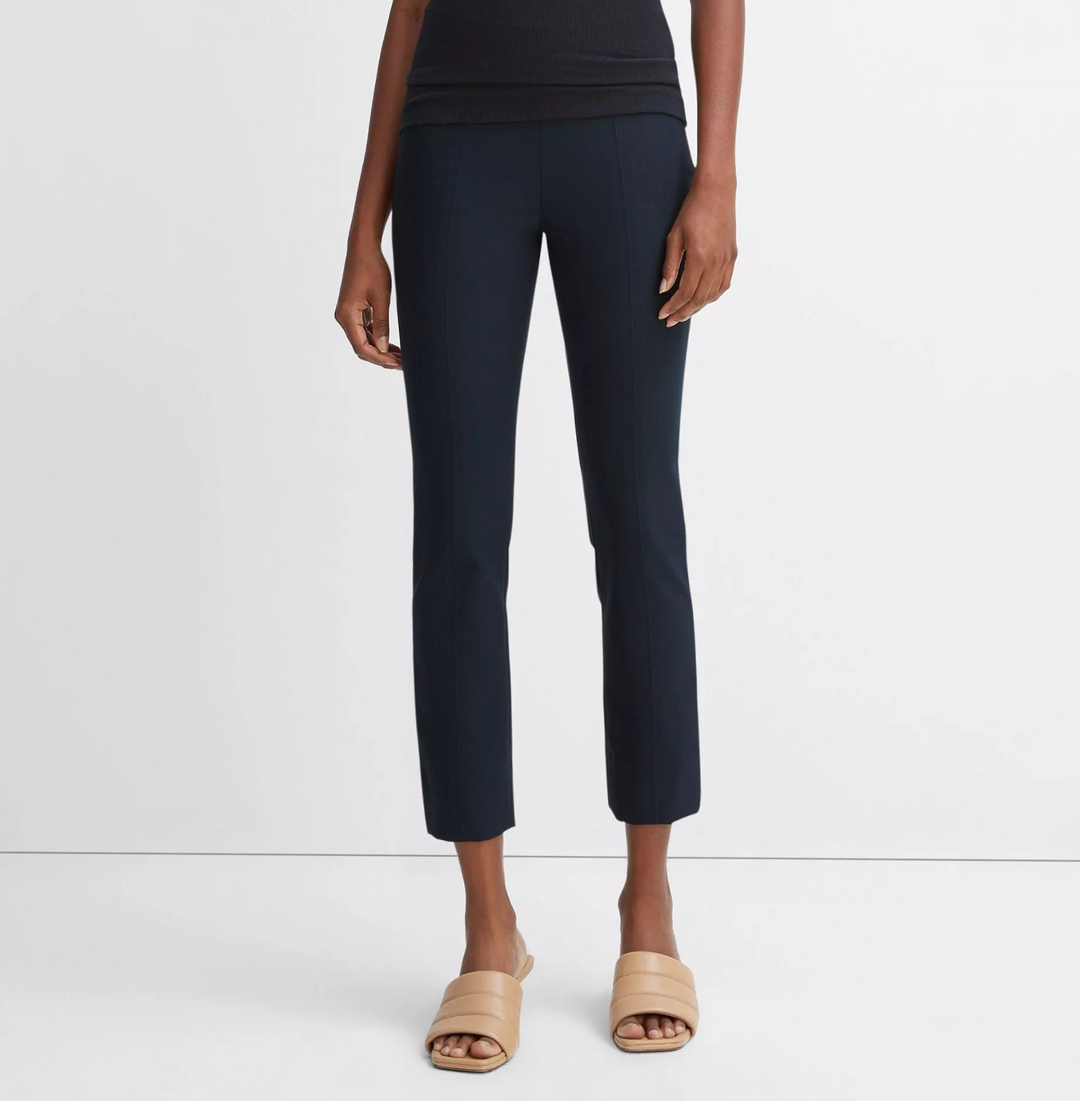 Vince Stitch Front Seamed Ponte Pants MSRP $328
