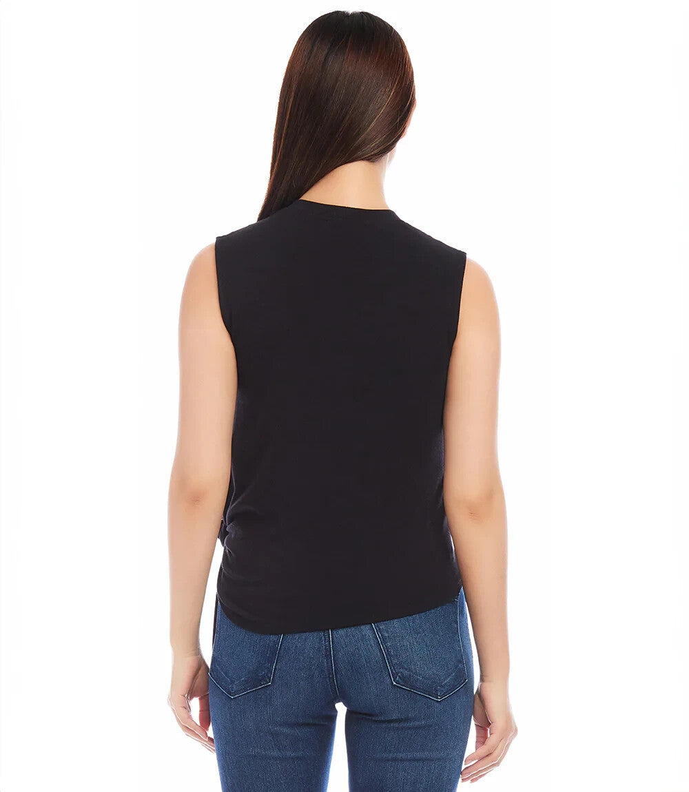 Karen Kane Sleeveless Side Tie Top MSRP $88