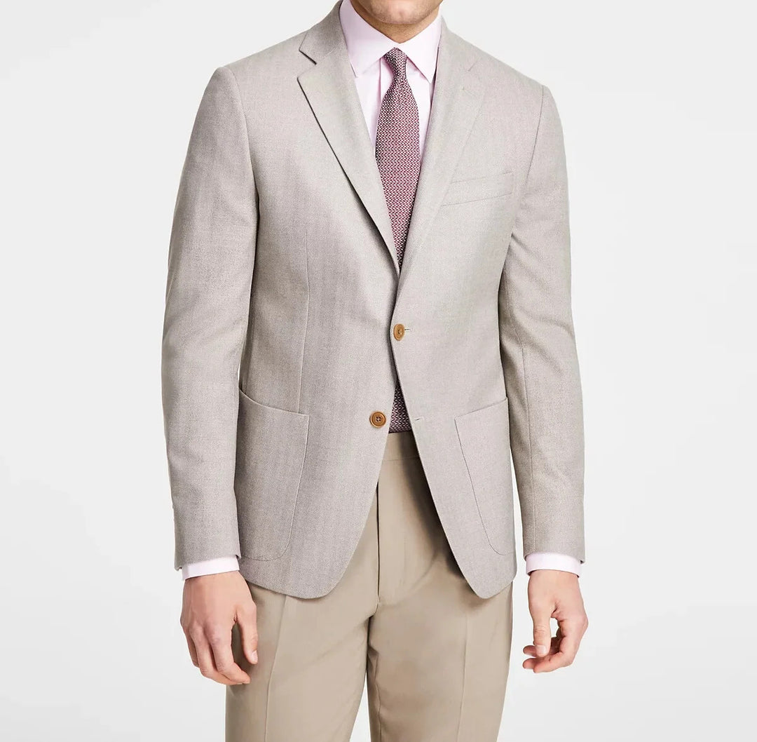 Michael Kors Men's Classic Fit Herringbone Woven Sport Coat MSRP 295 Size 42S