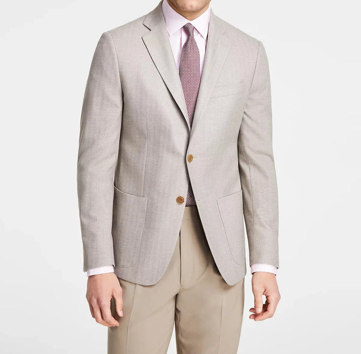 Michael Kors Men's Classic Fit Herringbone Woven Sport Coat MSRP 295 Size 42S