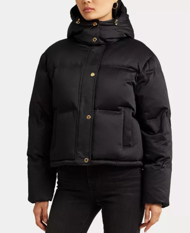Lauren Ralph Lauren Satin Down Coat MSRP $365
