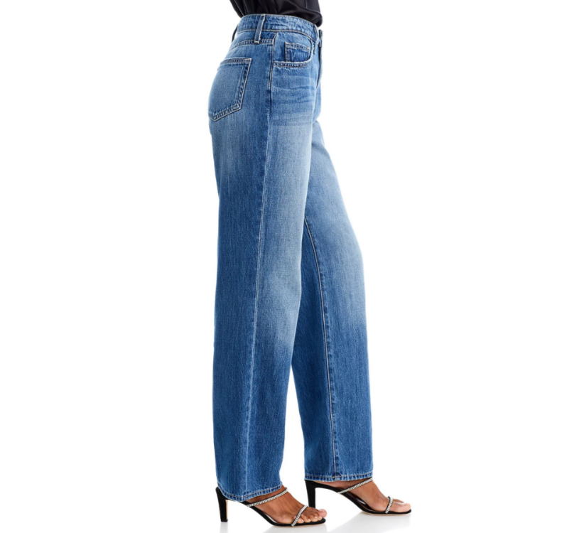 L'AGENCE Jones Ultra High Rise Stovepipe Straight Jeans MSRP $295