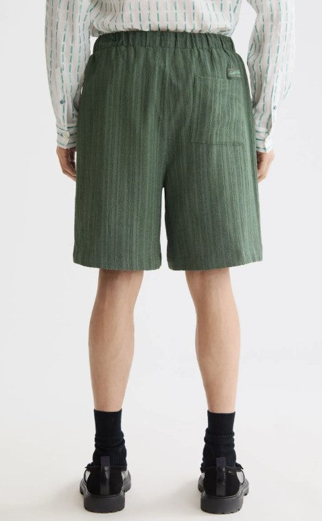 Scotch & Soda Regular Fit Tonal Striped Bermuda Shorts MSRP $118