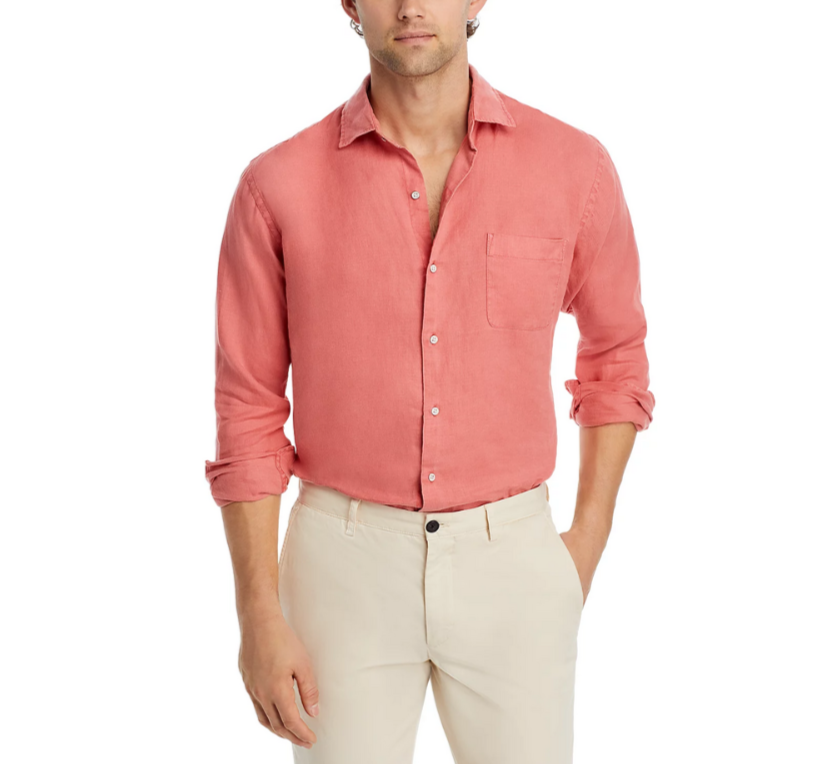 Peter Millar Crown Coastal Garment Dyed Sport Shirt MSRP $160