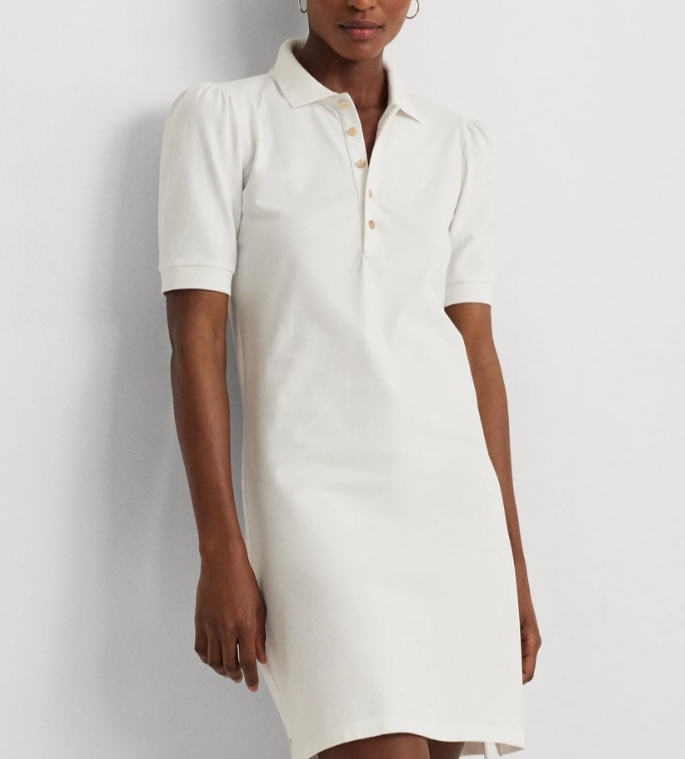 Lauren Ralph Lauren Collared Shift Dress MSRP $135