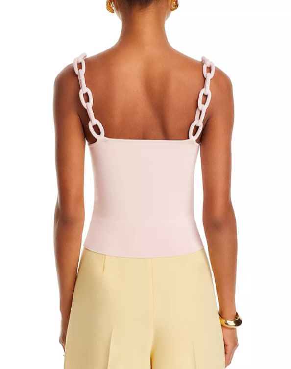 Alice and Olivia Gretel Looped Link Strap Tank MSRP $295