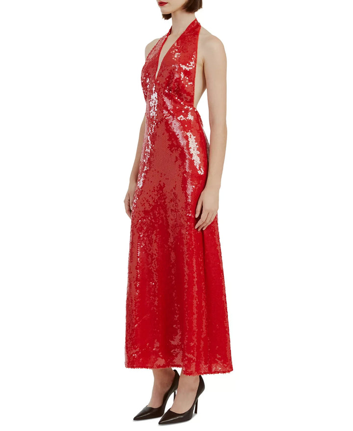 Bardot Women's Freja Sequined Midi Dress MSRP $179