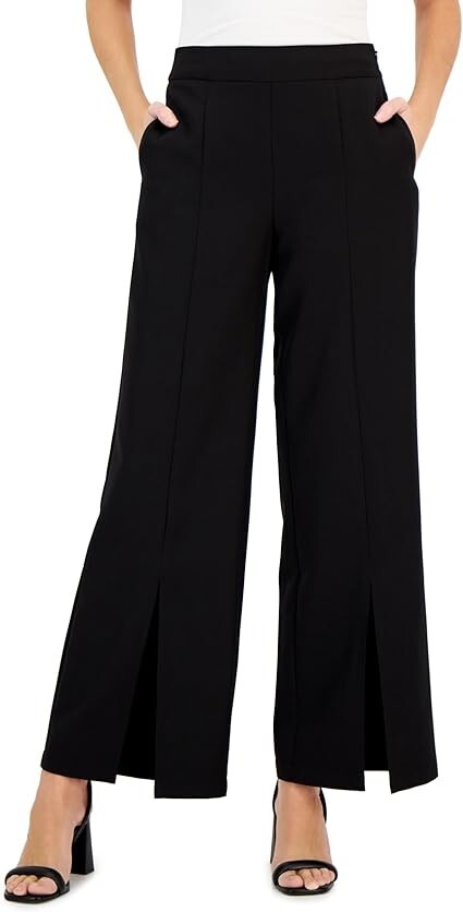 I.N.C. International Concepts  High-Rise Wide-Leg Pants MSRP $79.50 Size S