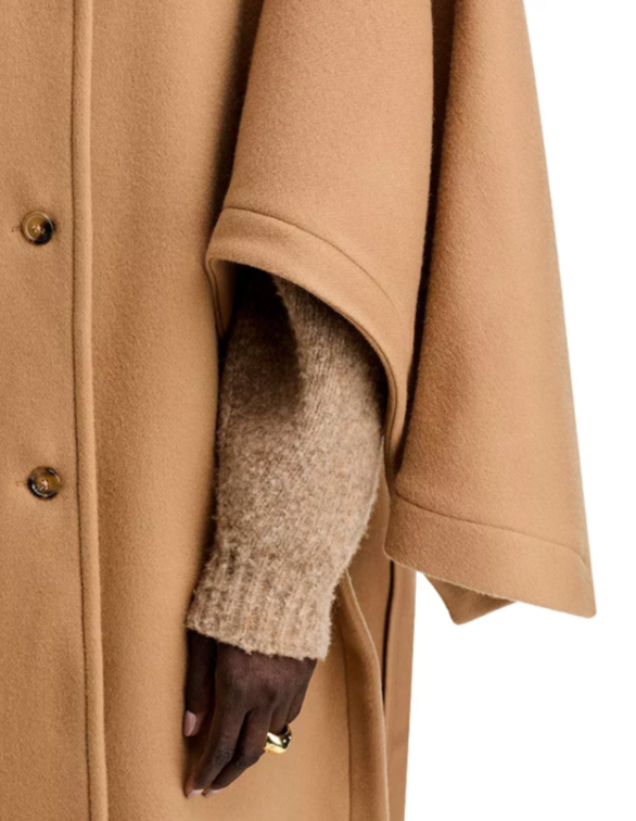 A.W.A.K.E. MODE Wool Poncho Coat MSRP $1315