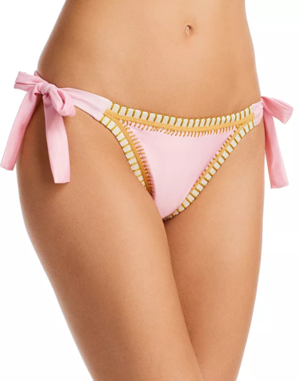 Platinum inspired by Solange Ferrarini Crochet Trim Bikini Set MSRP $184