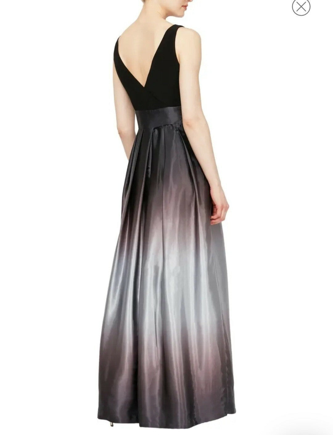 Sl Fashions Petite Ombre-Skirt Gown MSRP $139