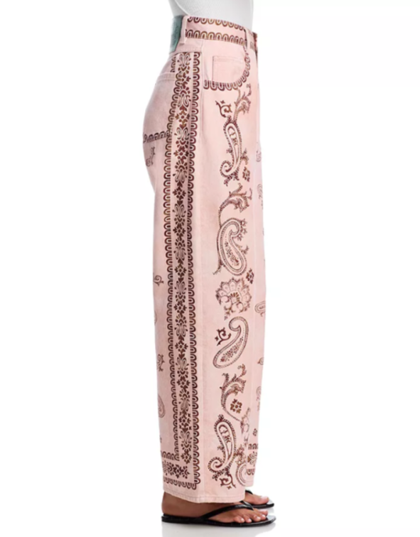 Alémais Akia High Rise Straight Jeans MSRP $390
