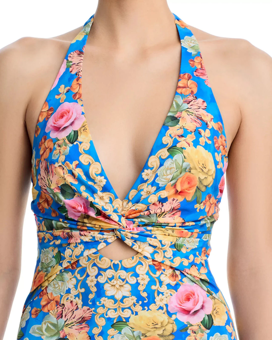 Johnny Was Twisted Keyhole Swimsuit MSRP $218